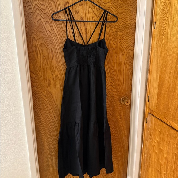 Mango Black Strappy Maxi Dress - Picture 2 of 12